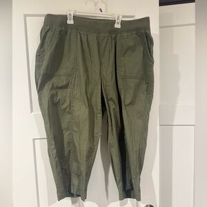 Catherines Women's Olive Capris